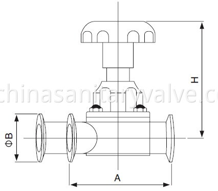 sanitary-u-type-three-way-diaphragm-valve-kaysen